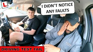 CONFIDENT Learner Driver Is SHOCKED He Failed His Driving Test [upl. by Hsakiv]