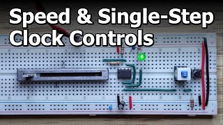 Manual Clock Circuit Controls Speed and SingleStep [upl. by Iorio]