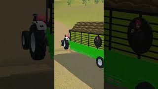 Garib kisan fass gaya viral tractor shortsvideo shortsfeed funny eicher newholland [upl. by Ressan]