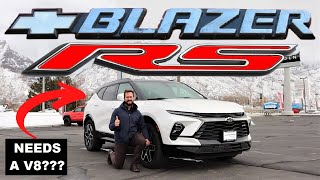 2023 Chevy Blazer RS Does The Blazer Need A More Powerful Engine [upl. by Eninnaj]