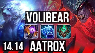 VOLIBEAR vs AATROX TOP  Rank 6 Voli 639  JP Grandmaster  1414 [upl. by Helms39]