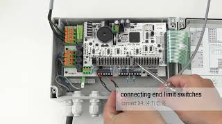 Connecting FSAFLEXControl for vertical fire lift door FHT  Hörmann [upl. by Agle]