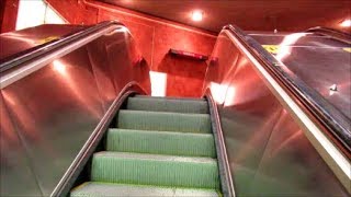 ELEVATORS amp ESCALATORS AT DU COLLEGE METRO STATION IN MONTREAL [upl. by Blackmun427]