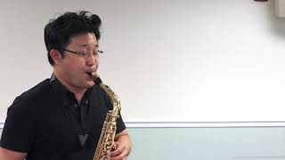 【FERLING 48 Etudes for Saxophone】No10 Tempo di Polacca by Wonki Lee [upl. by Erdnassac]