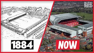 The Evolution Of ANFIELD Throughout The Years  EXPLAINED [upl. by Reifnnej230]