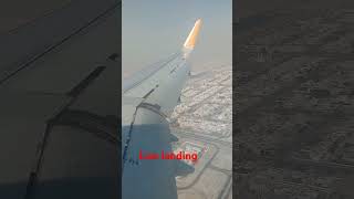 Abu Dhabi live landing 🛬 beautiful trending popular reels urdu [upl. by Schaffer]