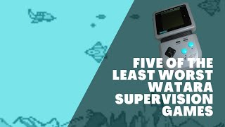 Five Watara Supervision games that arent so bad retrogaming watara [upl. by Dyal]