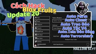 Cách Hack Blox Fruit 20 Trên Điện Thoại Mukuro Hub Auto Farm Lv Auto Song Kiếm [upl. by Ecirual328]