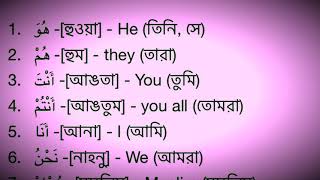 Arabic Quran word meaning in Bangla and English [upl. by Chae]