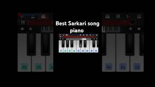 sarkari song piano tutorial [upl. by Sucramd605]