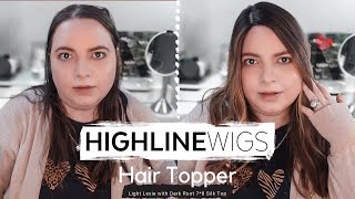 HIGHLINE WIGS Hair Topper Review  Neveen Wood [upl. by Adnolehs]