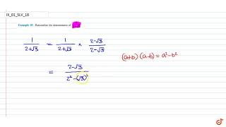 Rationalise the denominator of 12sqrt3 [upl. by Shepp153]