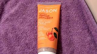 Jason Pure Natural Face Wash amp Scrub Apricot Scrubble REVIEW [upl. by Siuoleoj]