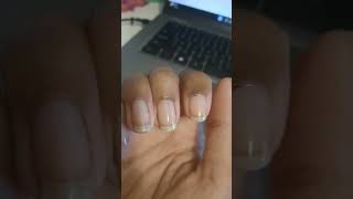 Natural nail growth nails nailart natural growth fyp legendlanding [upl. by Orazal]