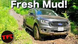 2020 Ford Ranger FX4 vs Fresh MUD on the Hydroline Will it Make it Through [upl. by Anuahs]