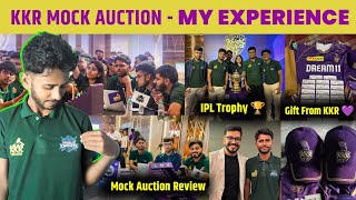 🚨 KKR MOCK AUCTION REVIEW  My Experience of Mock Auction Event  cric Circle [upl. by Immij]