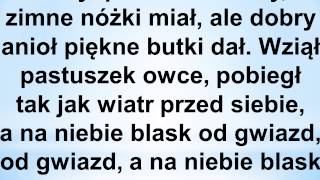 Bosy pastuszek karaoke tekst podkład instrumental niska tonacja [upl. by Mackoff]