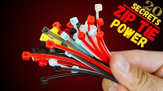 Discover 20 Amazing Zip Tie Hacks Secrets for Your Daily Life [upl. by Iram]