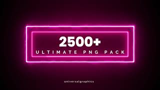 2500 ULTIMATE PNG PACK universalgraphics [upl. by Tocci998]