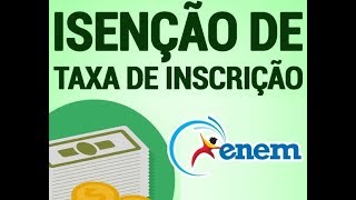 Pedido de Isenção do Enem 2019 Mudou Veja  Prof Nildo Mello [upl. by Jr]