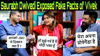 Saurabh Dwivedi Exposed Fake Facts of Vivek Agnihotri 😂😂 Being Honest beinghonest [upl. by Einor]