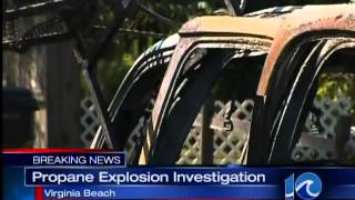 Propane explosion investigation in Virginia Beach [upl. by Nettie558]