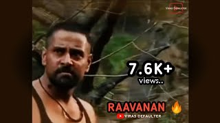 Raavanan  Bayama Iruko  Chiyaan Vikram Mass Dialogue  Fullscreen Whatsapp Status Video [upl. by Netsud]