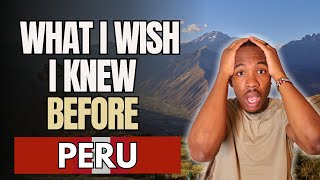 14 Things to Know BEFORE You Visit PERU Lima amp Cusco Peru Travel Guide [upl. by Zitvaa]