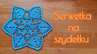 Serwetka gwiazda na szydełku 22cm [upl. by Atiral902]