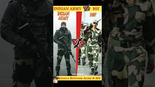 Indian Army vs BSF I Difference betweenIndian Army and BSF [upl. by Sorilda]