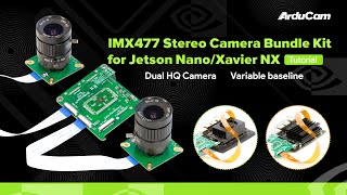 Tutorial Arducam Camarray 12MP2 Synchronized Stereo Camera Bundle Kit for Jetson NanoNX [upl. by Jacinto]