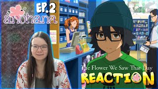 Anohana  Episode 2 Reaction [upl. by Einaffit]