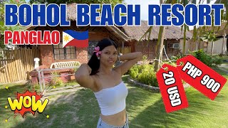 20 Private Beachfront Resort Panglao Bohol 🇵🇭  AC Hot Water and more [upl. by Faden]