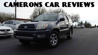 2005 Toyota 4Runner Sport Edition 40 L V6 Review  Camerons Car Reviews [upl. by Newg]