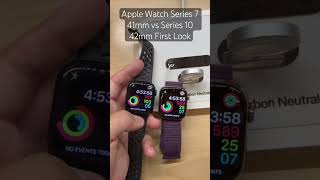 Apple Watch Series 7 vs Series 10 First Look Comparison applewatch applewatchseries10 series7 [upl. by Elleinwad]