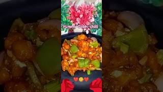 Delicious gobhi chilli 😋❤👌plslikesubscribe🙏recipeshortsSnackssnacks timefoodyumyumcookingym [upl. by Cai]