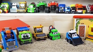 Coole Spielzeugautos als Kinderfilm  Toys for Kids  Bagger und LKWs zeigen und spielen [upl. by Neelyk]