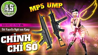 Garena Free Fire AS Test Skin Kapella Ngôi Sao Và Update Chỉnh Số Cho MP5  UMP   AS Mobile [upl. by Assanav]