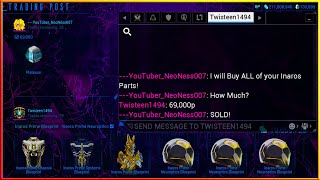 Warframe Speed Trading for Parts Tips amp My Method [upl. by Llenyr]