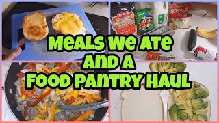 Food Pantry Haul  Food Bank  Meals We Ate  Whats For Dinner  Cooking Vlog foodbank meals [upl. by Kylie]