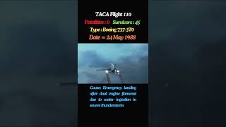 Taca Flight 110 emergency animation aviation shorts [upl. by Cloe493]