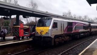 Irish Rail 201 loco 228  Enterprise Train arrives at Belfast Central from Dublin Connolly 21217 [upl. by Alurd702]