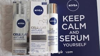 Review NIVEA Cellular AntiAge Serúm renovador de la piel [upl. by Cinimmod]