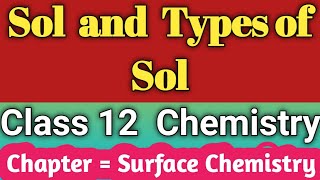 What is Sol   Types of Sol  Lyophillic and Lyophobic Sol  Chemistry in  Hindi [upl. by Neoma]