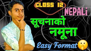 Suchana lekhan  सूचना लेखन  Class 12 Nepali Free Writing  Nepali Writing [upl. by Ahseiat]