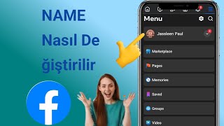 Facebookta İsim Nasıl Değiştirilir [upl. by Nibas]