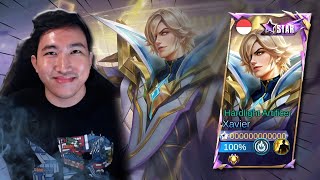 REVIEW XAVIER SKIN STARLIGHT  LEBIH BAGUS DARI GOJO   Mobile Legends MLBBIDCreator [upl. by Vashti327]