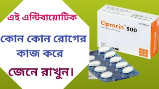 Ciprocin 500  ciprocin 500 কি কাজ করে  ciprofloxacin 500mg কি কাজ করে [upl. by Atisusej987]