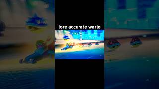 INSANE lore accurate wario mario mariokart mk8dx nintendo wario [upl. by Anaerol]