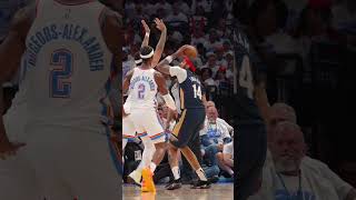 Brandon Ingram Fadeaway nba pelicans playoffs thunder [upl. by Enrichetta]